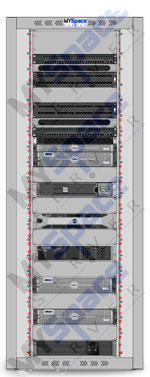 Armadio Rack 800mm 42U Sol3